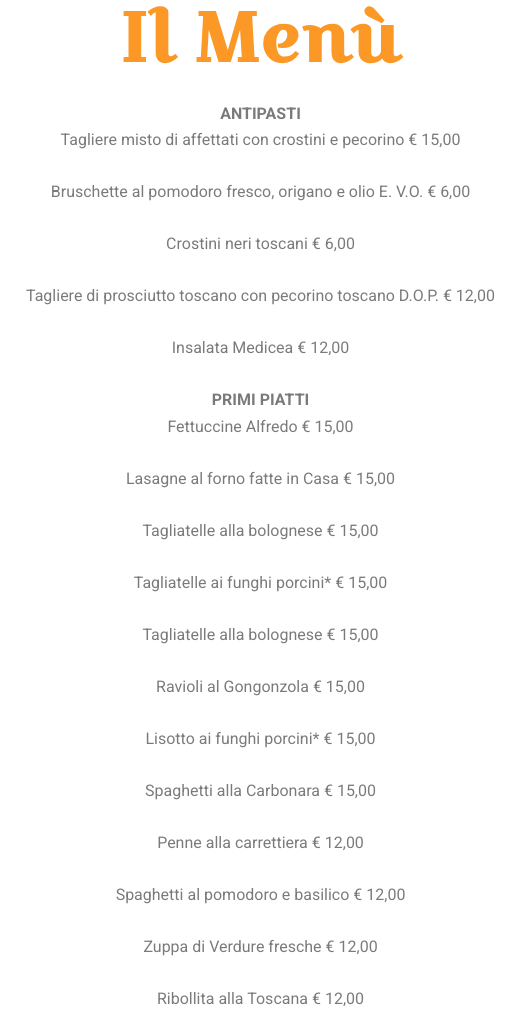 Menu Trattoria Alfredo-2