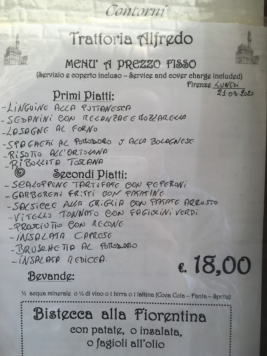 Menu Trattoria Alfredo-8